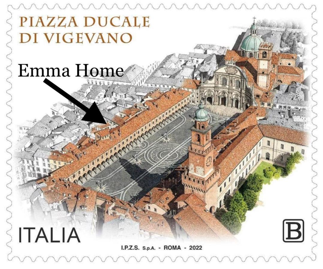 Emma Home Adiacente Alla Piazza Ducale Vigevano Kültér fotó